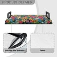 thumbnail image 4 of Garronmavis Tropical Flowers Golf Cart Seat Towel Blanket Golf Cart Seat Covers 50 x 31 Inches Witch Cat Golf Cart Seat Cushion Accessories Decor Machine Washable, 4 of 5