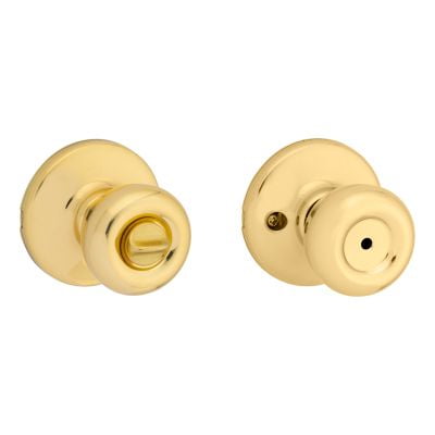 Tylo Bed/Bath Knob in Polished Brass