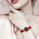 thumbnail image 2 of Correa de cuero PU Reloj de cuarzo Reloj de pulsera con esfera redonda Star Sky para mujer (Rojo) Likrtyny Para estrenar, 2 of 9