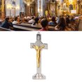 thumbnail image 4 of Crucifix, Standing Crucifix Attractive Decorative Polished Gloosy Wearable Durable  for Home, 4 of 7