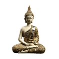 thumbnail image 4 of Estatua de Buda sentada antigua Estatuilla decorativa Escultura de budismo sentado hecha a tienda Hotel Decoración del EstiloC Gloria Estatua al aire libre, 4 of 7