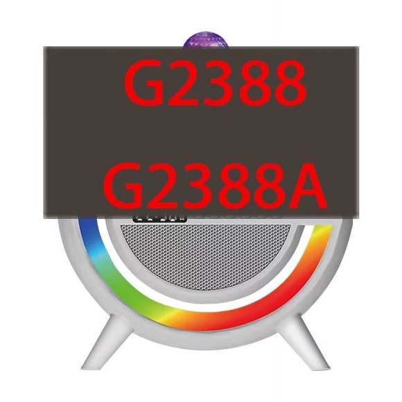 Altavoz Bluetooth de gran tamaño con cielo estrellado, faro colorido, luz de noche de carga inalámbrica para escritorio, audio para el hogar