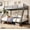 Black, variant on Twin Over Full Metal Bunk Bed 500LBS Weight Capacity, Sturdy Steel Frame with Safety Guardrail & Ladder, Space-Saving Design for Adults Teens Kids, Easy Assembly, No Box Spring Needed, Black