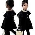 thumbnail image 3 of Beautyzll Manteau d'Hiver pour Bébé Fille Robe 3-8 Ans Col à Revers Manteaux Longs, 3 of 9