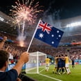 thumbnail image 6 of YiJuHui Mini Flag - Hand Held Small Miniature Flags on Stick - Fade Resistant & Vivid Colors - Solid Pole & Spear Top 21*14cm, 6 of 6