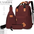 thumbnail image 4 of Mochila Shendy Vendy Backpack Impermeable Set De 3pzs Con Riñonera Y Puerto Usb, 4 of 6