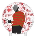 thumbnail image 3 of Acrylic A Nightmare on Elm Street Freddy Cake Topper Party Decoration for Wedding Anniversary Birthday Graduation, 3 of 7
