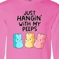 thumbnail image 4 of Inktastic Easter Just Hangin' with My Peeps Long Sleeve T-Shirt, 4 of 5