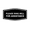 Black, variant on Fancy Please Ring Bell for Assistance Sign (Black /Gold) - Small