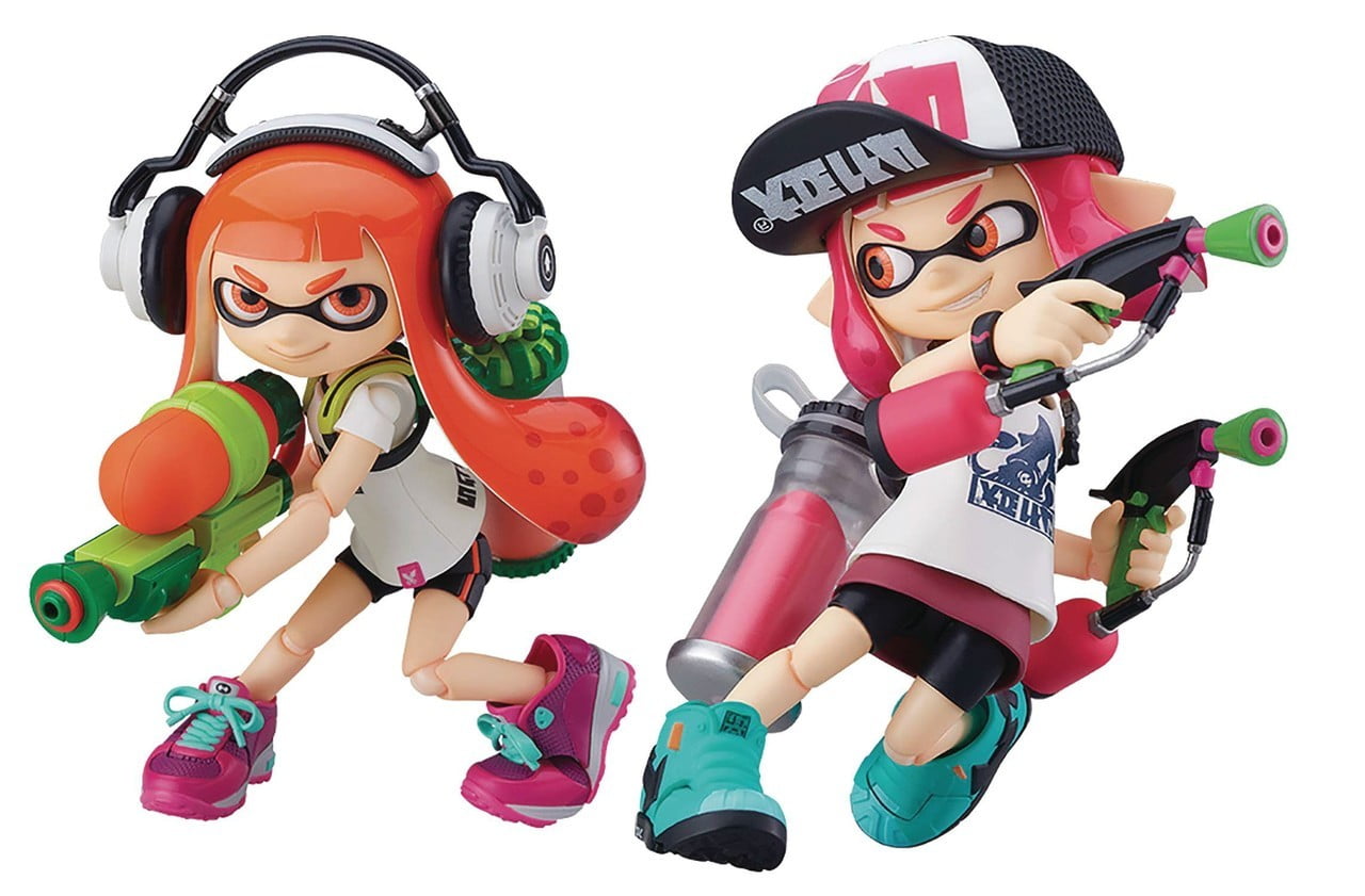 Splatoon Inkling Girls Edible Cake Topper Image 1/4 sheet ABPID50387