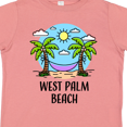 thumbnail image 4 of Inktastic Summer Vacation in West Palm Beach Boys or Girls Toddler T-Shirt, 4 of 5