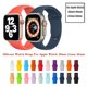 thumbnail image 2 of Para iwatch Series 8 7 6 SE 5 4 3 2 1 correa de silicona para Apple Watch Ultra 49mm 38mm 42mm 40mm 44mm 41mm 45mm de goma suave deportes correa de reloj, 2 of 4