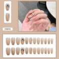 thumbnail image 1 of Parche de manicura Falso Nails HUOGUO Flash Wear, largo y moderno, 1 of 5