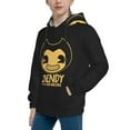 thumbnail image 4 of Youth Bendy And The Ink Machine Hoodies 3d Print Pullover Hooded Sweatshirt With Pocket For Boys Girls, 4 of 7