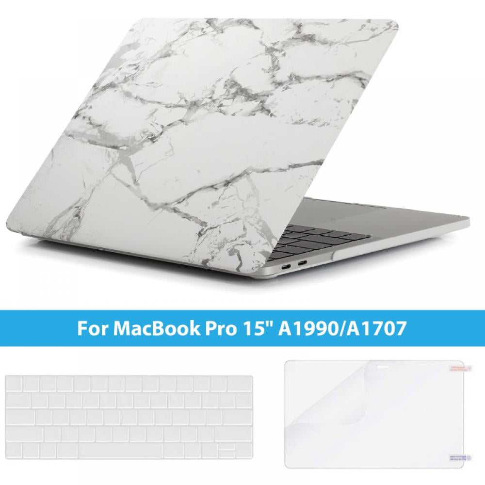 Crystal Mirror Cracked Marble Hard Plastic Cover Case For Apple Macbook Air Pro 11 12 13 15 2016 2017 2018 Inch Retina Touch Bar 