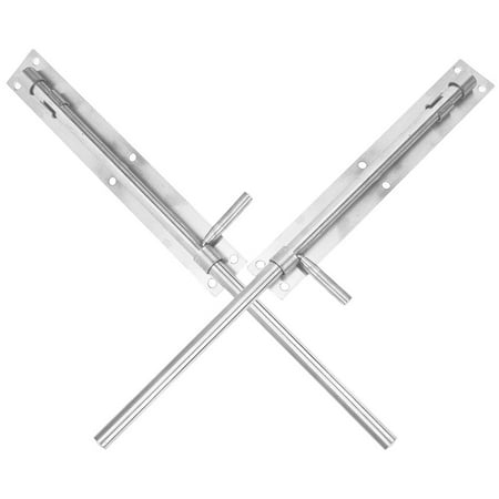 WHAMVOX 2 Pcs Slide Fence Lock Thickened Stainless Steel Door Bolts Baby