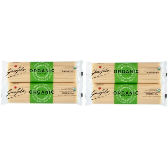 2 PACK | Garofalo Organic Spaghetti Noodles, 17.6 oz, 8 ct