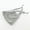 Gray, variant on Rhinestone Fabric Face Masks with Filters - White