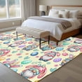 thumbnail image 5 of Easter Gnomes Eggs 5'x8' Area Rug for Living Room, Bunny Ears Spring Flowers Country Yellow Washable Non-Slip Rugs for Bedroom Nursery Dining Room, Low-Pile Kitchen Carpet Large Entryway Rugs, 5 of 9