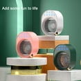 thumbnail image 2 of Ventilador de escritorio con aire acondicionado evaporativo, tanque de 500 ml, 2 of 5