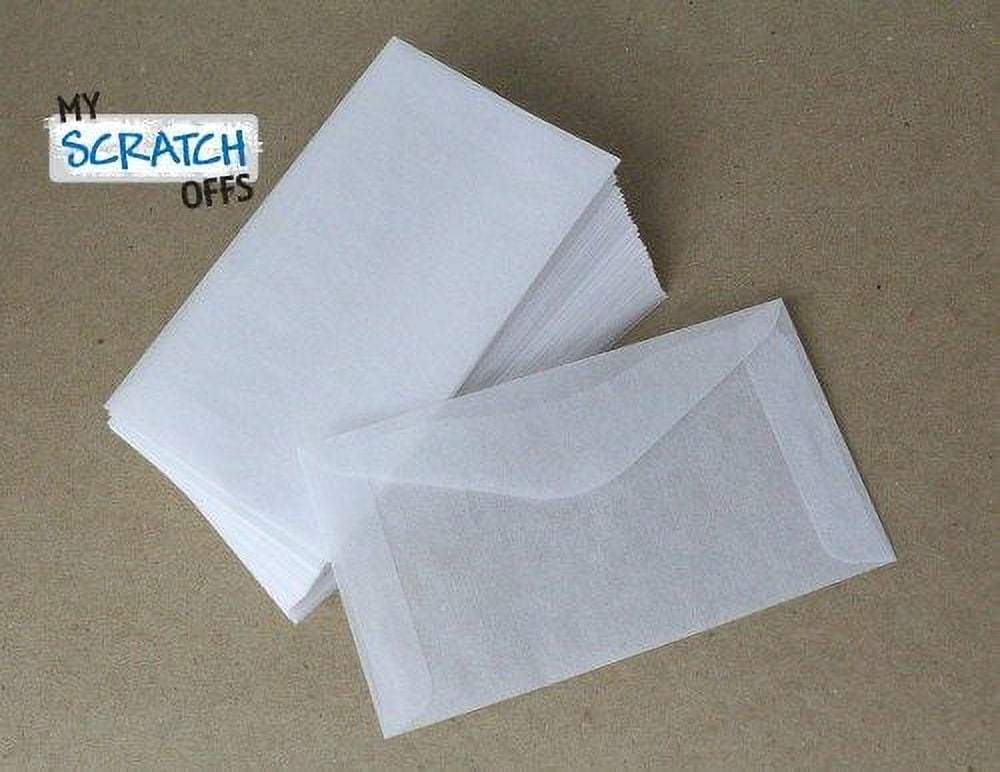 100 Pcs Glassine Envelopes Tissue Seed Envelopes Coin Envelopes Clear  Envelopes for Collecting Lottery Ticket Stamp Card Coin Gift Wedding Guest  Favor Supplies, 4.25 x 2.5 Inches
