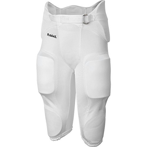 Riddell Boys' Integrated Football Pants, 7 Pads and Belt