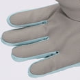 thumbnail image 4 of Guantes de esquí para niños, resistentes al frío, cálidos y para ciclismo, con palma completa de cuero Lukou, resistentes al frío y al viento, para ciclismo, con forro polar grueso, 4 of 6