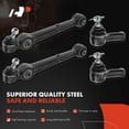 thumbnail image 3 of A-Premium 6Pcs Front Suspension Kit Lower Forward Control Arm and Ball Joint Assembly Tie Rod End Compatible with Dodge Avenger Chrysler Sebring 1995-2000 Eagle Talon Mitsubishi Eclipse Galant, 3 of 9