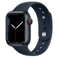 thumbnail image 1 of ALMNVO Silicone Sport Watch Strap for Apple Watch Bands 38mm 44mm 40mm 41mm 45mm 42mm for Women Man, Silicone Sport Replacement Wristband Bracelet for iWatch Bands Series 6 SE 7 5 4 3 2 1, 1 of 9