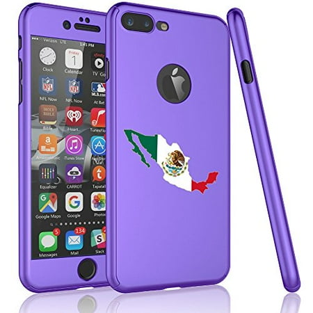 For Apple iPhone 360° Full Body Thin Slim Hard Case Cover + Tempered