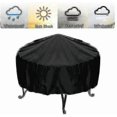 thumbnail image 3 of Bbq Cover, Round Barbecue Cover Waterproof Heavy Duty Kettle Bbq Cover, Round Bbq Grill Cover Outdoor Garden Grill Protection Uv & Water-resistant L, 3 of 5