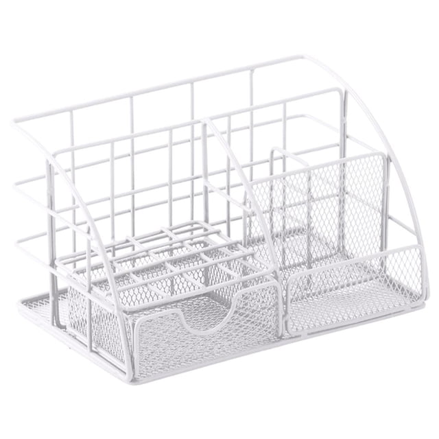 Organizadores de escritorio con cajones y 1 soporte. Organizadores de escritorio y accesorios para mujeres. blanco