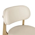 thumbnail image 2 of Pemberly Row Contemporary Cream Performance Vegan Leather Counter Stool, 2 of 6