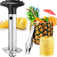 thumbnail image 4 of Pineapple Cutter and Corer with Triple Reinforced Stainless Steel - Easy-To-Use Pineapple Corer with Thicker Blade Stainless steel silver, 4 of 6