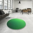 thumbnail image 4 of Ahgly Company Machine Washable Indoor Rectangle Transitional Neon Green Area Rugs, 2' x 3', 4 of 7