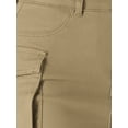 thumbnail image 5 of INSPIRE CHIC Women's Denim Skirts Stretch Pockets Button Bodycon Mini Jean Skort, 5 of 5
