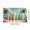 3A, variant on Decorative Surfboard Summer Beach Photography Background Exotic Vacation Tropical Banner for Beach Party Holiday Event Indoor Decoration