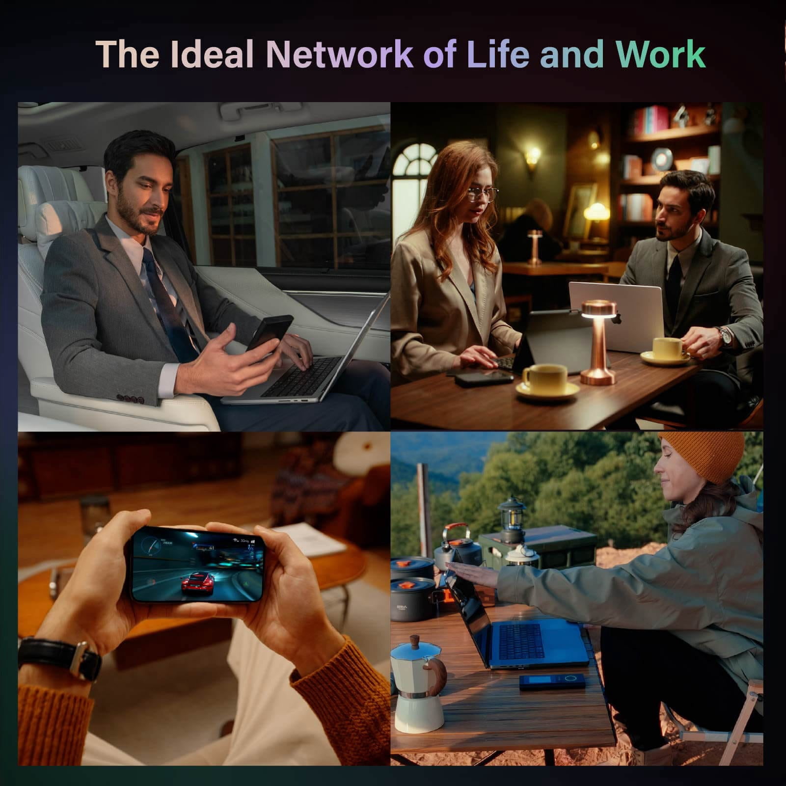 GlocalMe Numen Air 5G Portable Travel Wi-Fi Mobile Hotspot with Power Bank, WiFi Router with 150GB US Data Plan