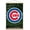 Premium Print and Beechwood Hanger Bundle, variant on MLB Chicago Cubs - Logo 16 Wall Poster with Push Pins, 22.375" x 34"