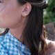thumbnail image 2 of par de pendientes de aro Moschoobi, 2 of 5