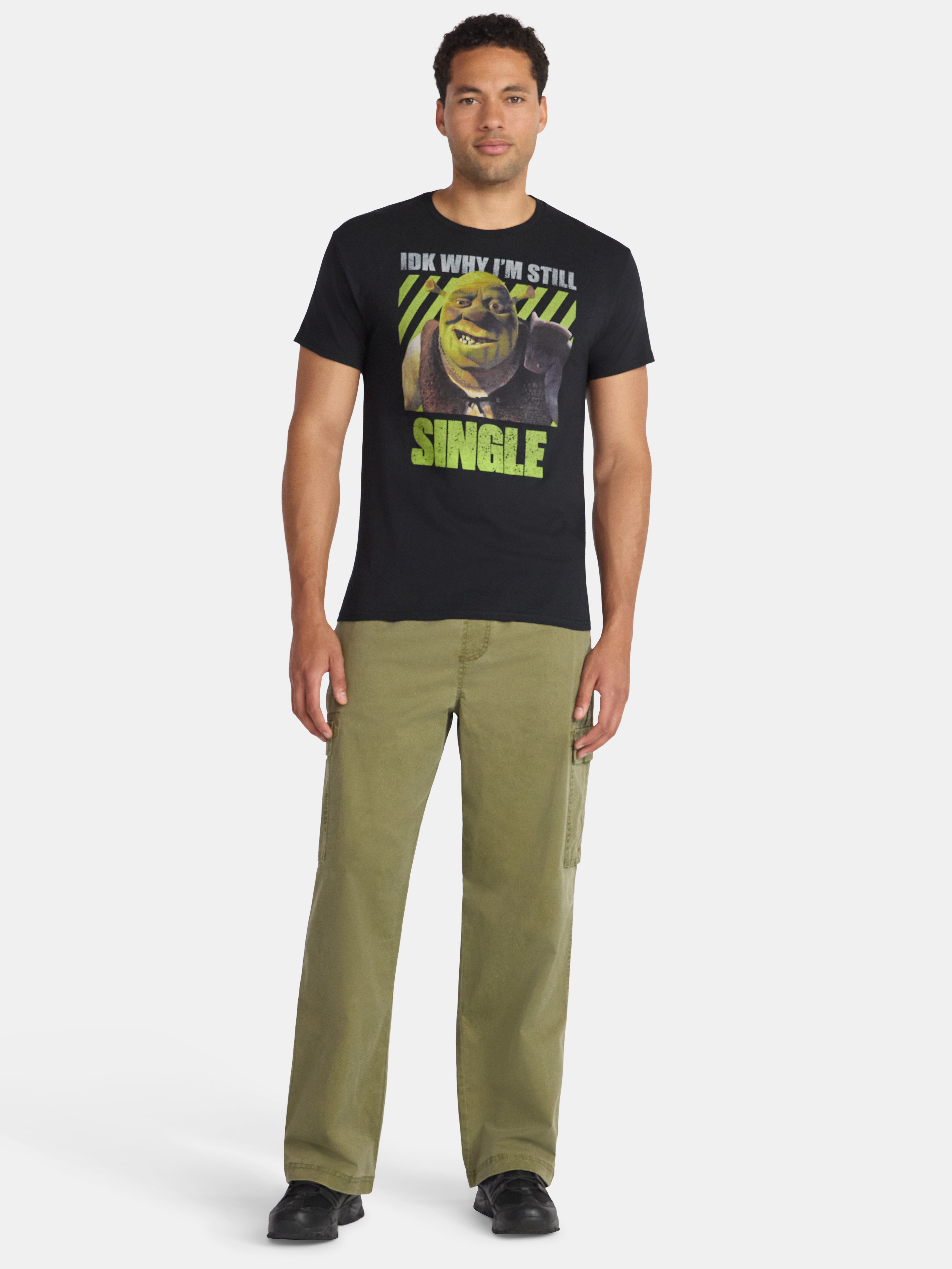 Shrek Men's and Big Men's Graphic Tee with Short Sleeves, Sizes S-3XL