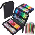 thumbnail image 1 of CAROOTU 60pcs Gel Pens and 60pcs Refills Set for Coloring Books Artist Colored, 1 of 5