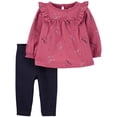 thumbnail image 1 of Set de 2 pzas con Leggings Carter´s Child of Mine Rosa Estampado Caballos 12M, 1 of 4