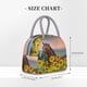 thumbnail image 2 of Disketp Horse Sunflowers Bolsa Térmica para Almuerzo, Lonchera con Abertura Amplia y Gran Capacidad, Organizador Reutilizable para Mujeres, Hombres y Adultos, 2 of 6