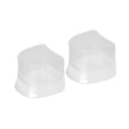 thumbnail image 3 of 2PC Clear Transparent High Heel Protector Caps Non Rubber Heel Tip Covers Wear Resistant Stiletto Heel Stoppers For Outdoor Grass Gravel Wedding Lawn Daily Walking Shoe Accessories, 3 of 5