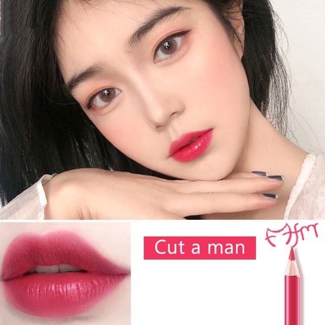 Lip Liner Pencil Set Lip Pencil Waterproof Non Marking Velvet Lip Liners Natural Long Lasting Lip Makeup , Labial Line