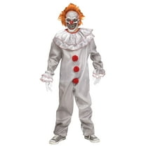 Boys Scary Clown Sized Halloween Costume