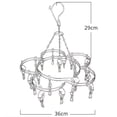 thumbnail image 4 of Estante de secado con forma de ciruela cuadrada redonda, calcetín, ropa interior, tendedero para exteriores, secador, percha para ropa, Clips de toalla multifuncionales Scienceny JJ19167-12, 4 of 4