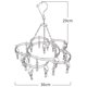 thumbnail image 4 of Estante de secado con forma de ciruela cuadrada redonda, calcetín, ropa interior, tendedero para exteriores, secador, percha para ropa, Clips de toalla multifuncionales Methold JJ19167-12, 4 of 4