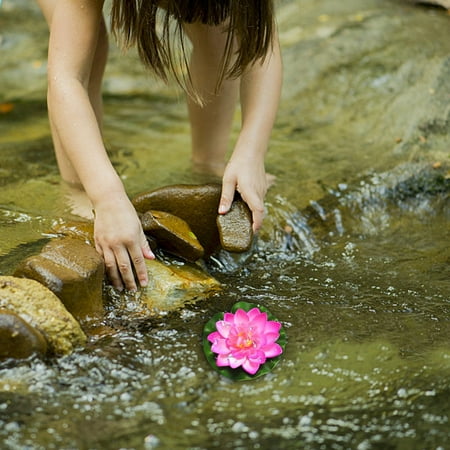 

Flower Artificial Pond Flowers Water Floating Foam Flowers Lilies Realistic Lily Pads For Garden Pool Fish Tank Decorative Wreath